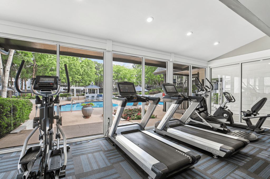 fitness center with equipment