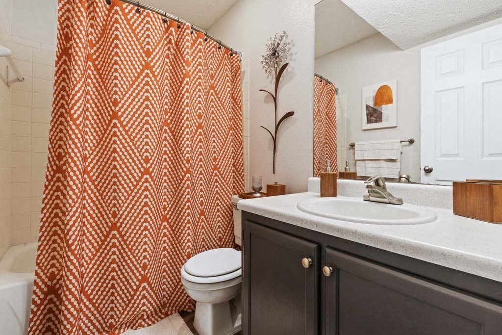 Luxurious Bathroom at Woodland Park Apartment Homes, North Carolina, 27455