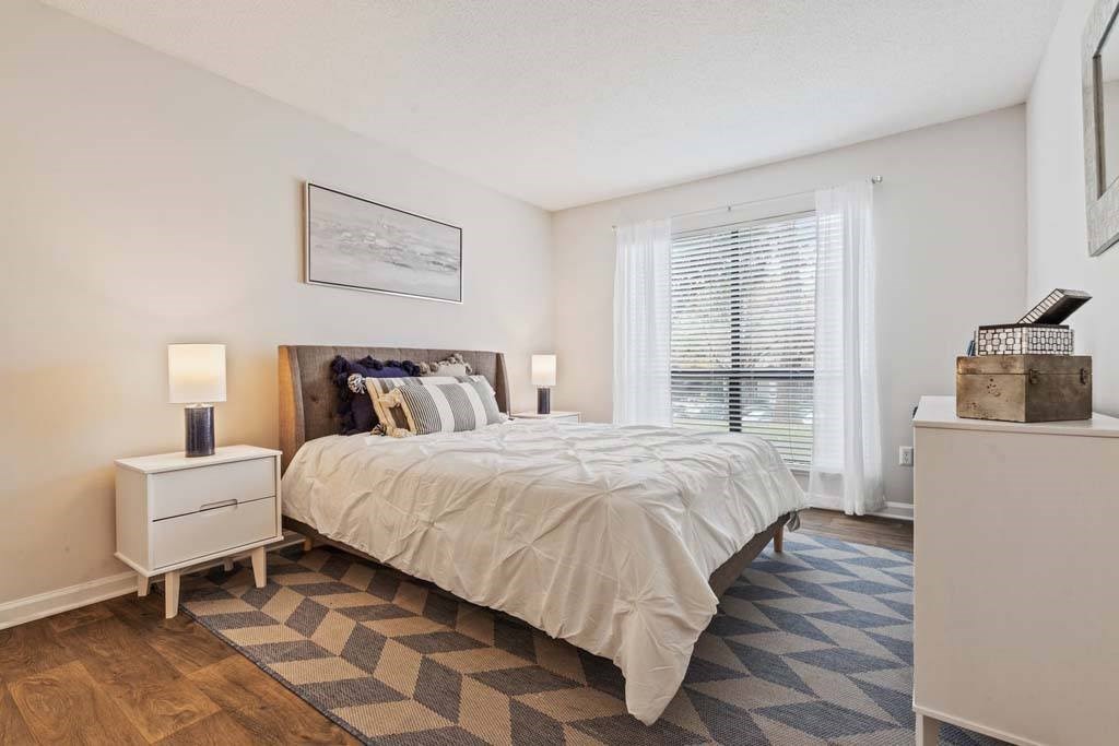 White Bedroom at Woodland Park Apartment Homes, Greensboro, North Carolina