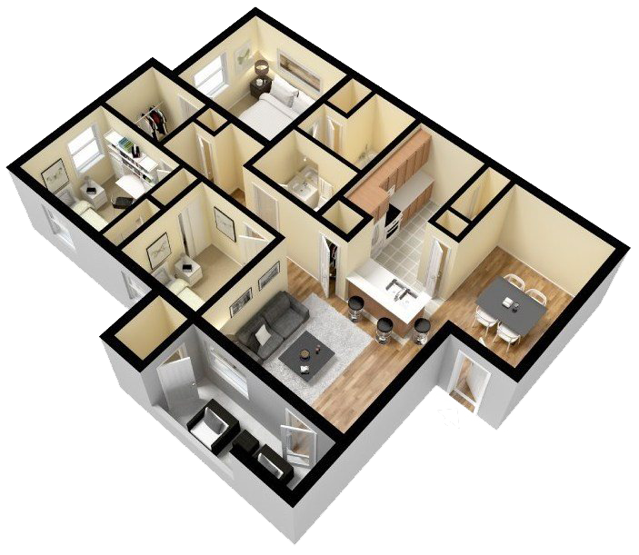 Pecan Creek | 3 bedroom floor plan