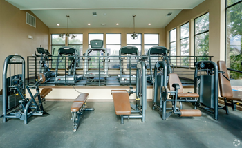 fitness center with equipment