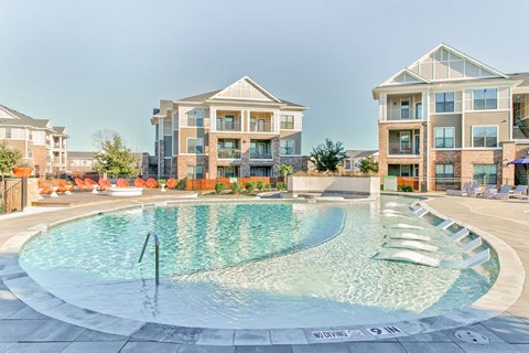 swimming pool with sundeck