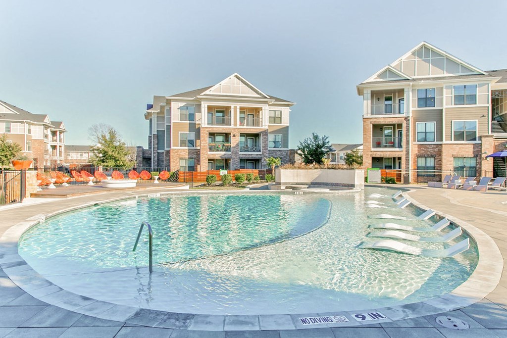swimming pool with sundeck