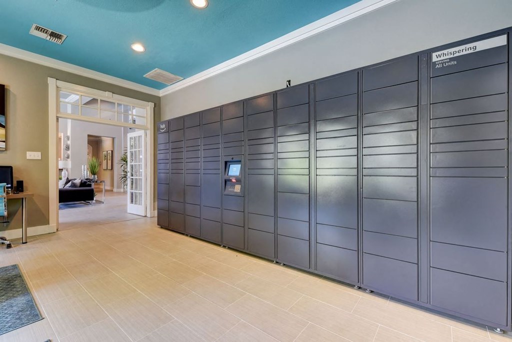 package lockers at whispering creek villas