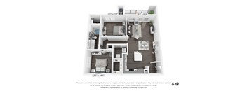 B1 Floor Plan at 3500 Westlake Apartments,  Greystar Real Estate, Texas