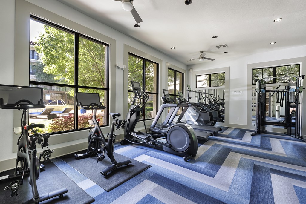 Community Gym at 3500 Westlake Apartments, Austin, TX, 78746