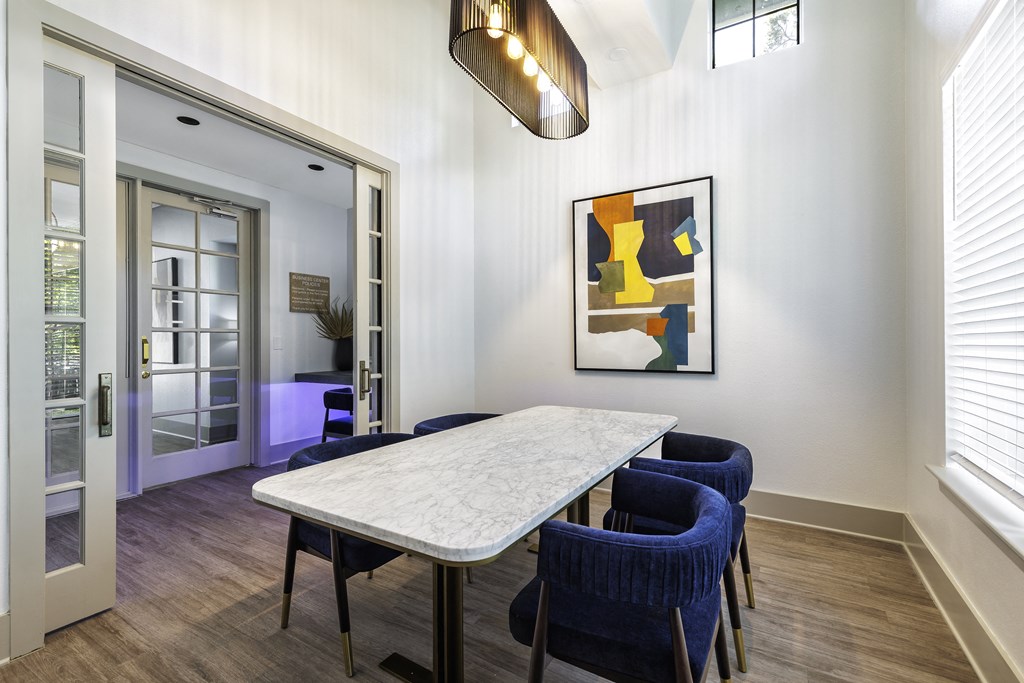 A Dining Area at 3500 Westlake Apartments, Austin, 78746