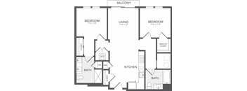 a blueprint of a floor plan of a house