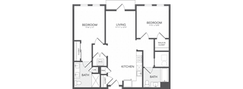 a blueprint of a floor plan of a house