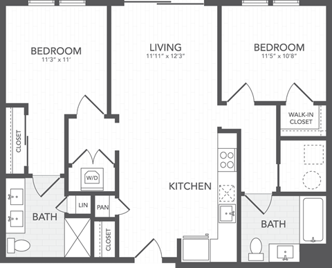 a blueprint of a floor plan of a house