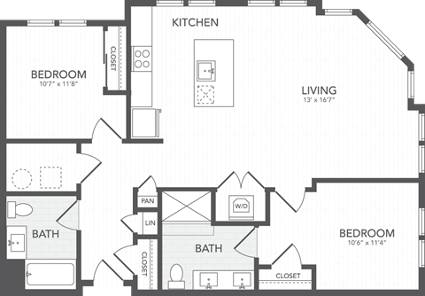 a blueprint of a floor plan of a house