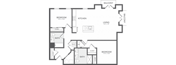 a blueprint of a floor plan of a house