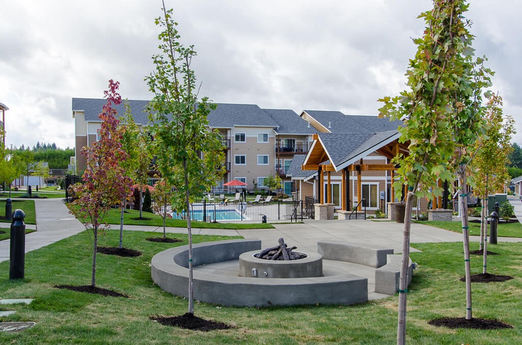 Firepit with seating