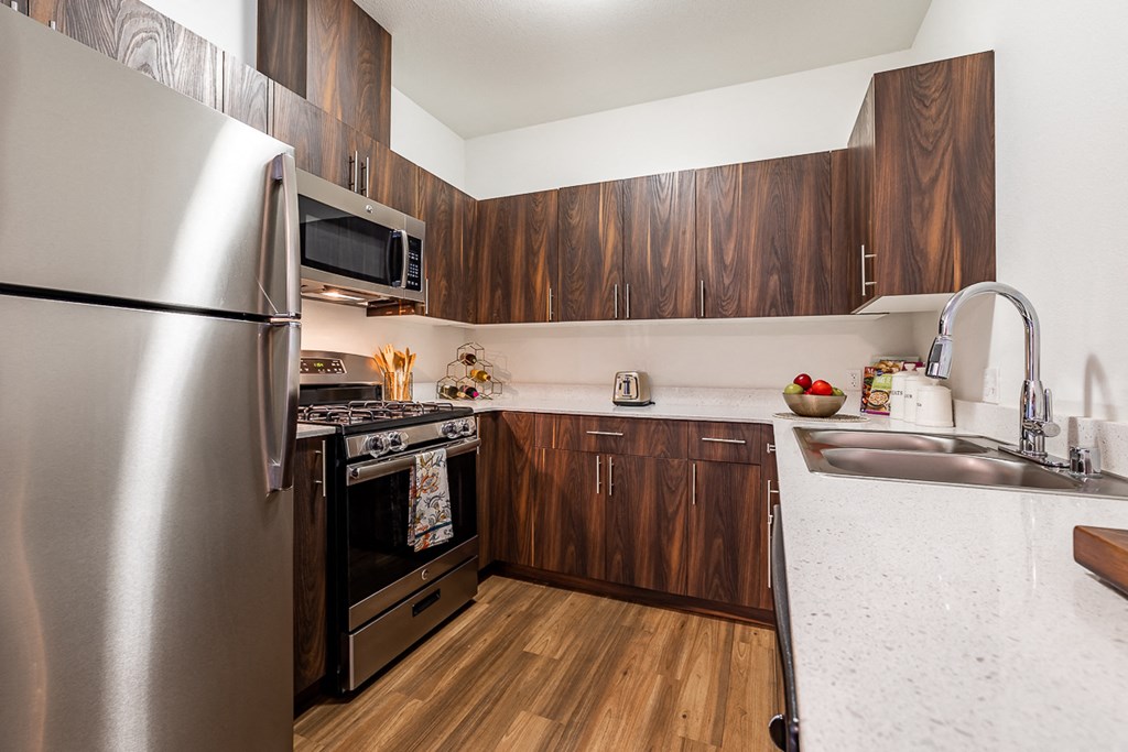 Kitchen with appliances