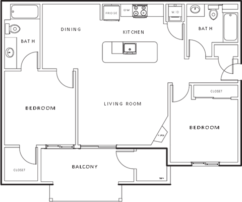 E Floor plan