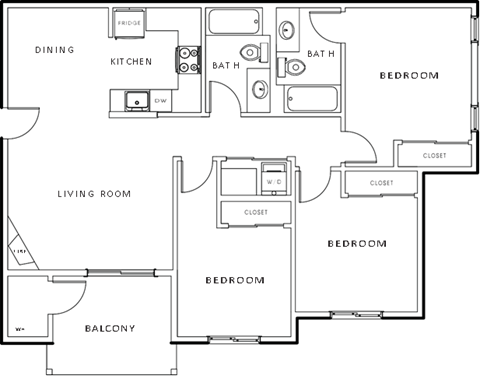 F floor plan