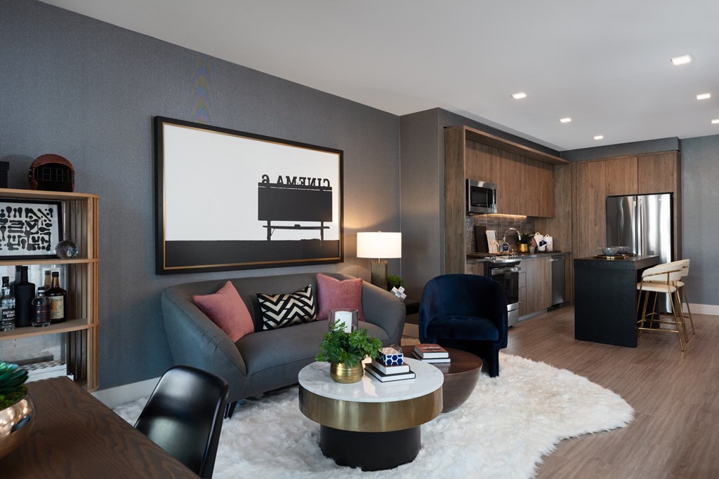 Spacious living room