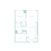 1 bed 1 bath with den 814 sf