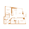 2 bed 2 bath 1080 sf