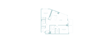 2 bed 2 bath 1109 sf