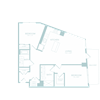 2 bed 2 bath 1109 sf