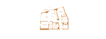 2 bed 2 bath 1125 sf