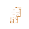 Studio 427 sf