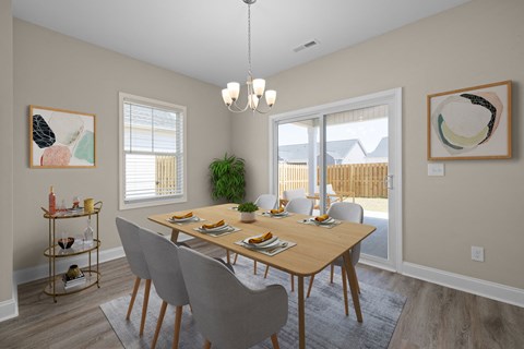 Lakeview dining room