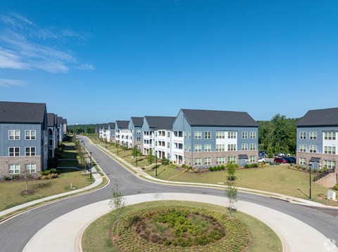 an aerial view of community