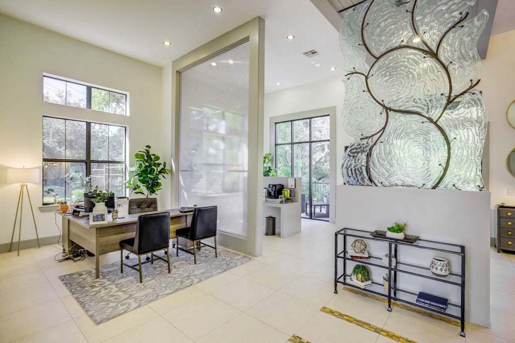 Leasing Center at 3500 Westlake Apartments, Austin, Texas