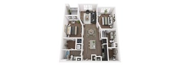 a 1 bedroom floor plan  villas at