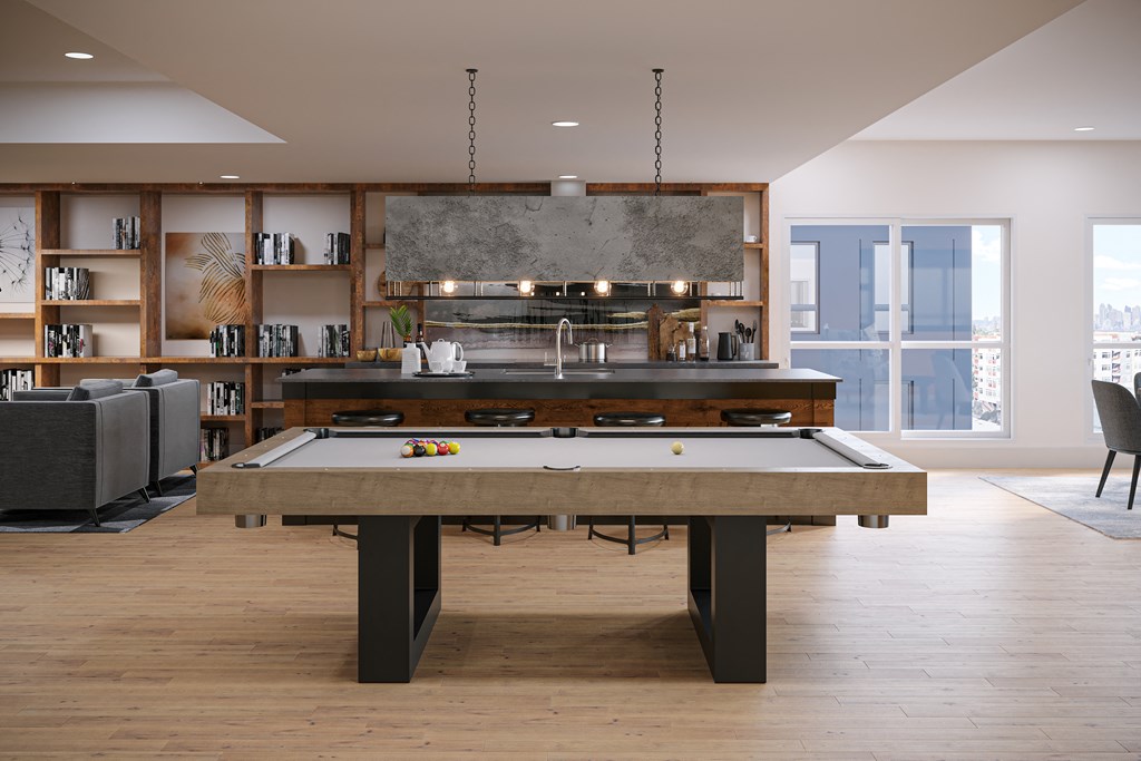 Maris Seattle, WA Clubroom Rendering