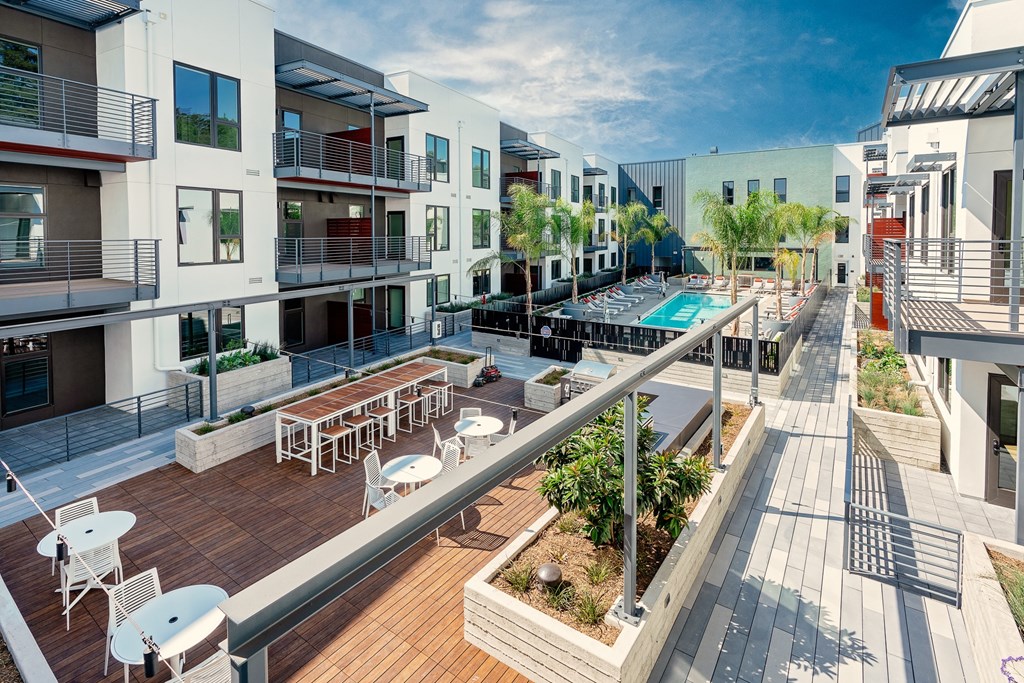 Legacy at Hayward Hayward CA patio view