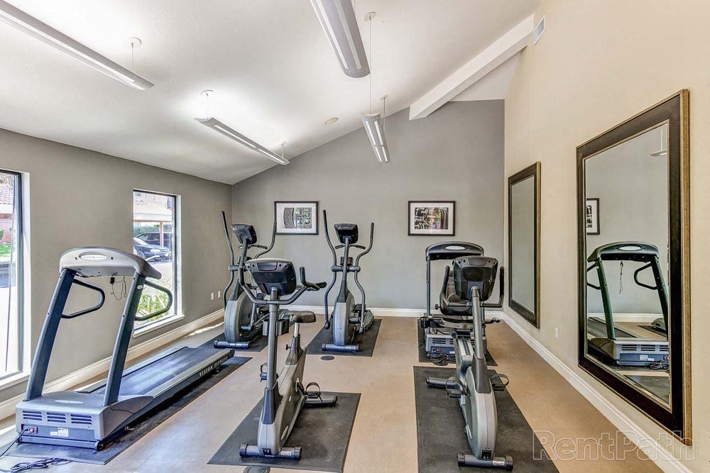 Cardio Machines In Gym at Mission Sierra Apartments, California