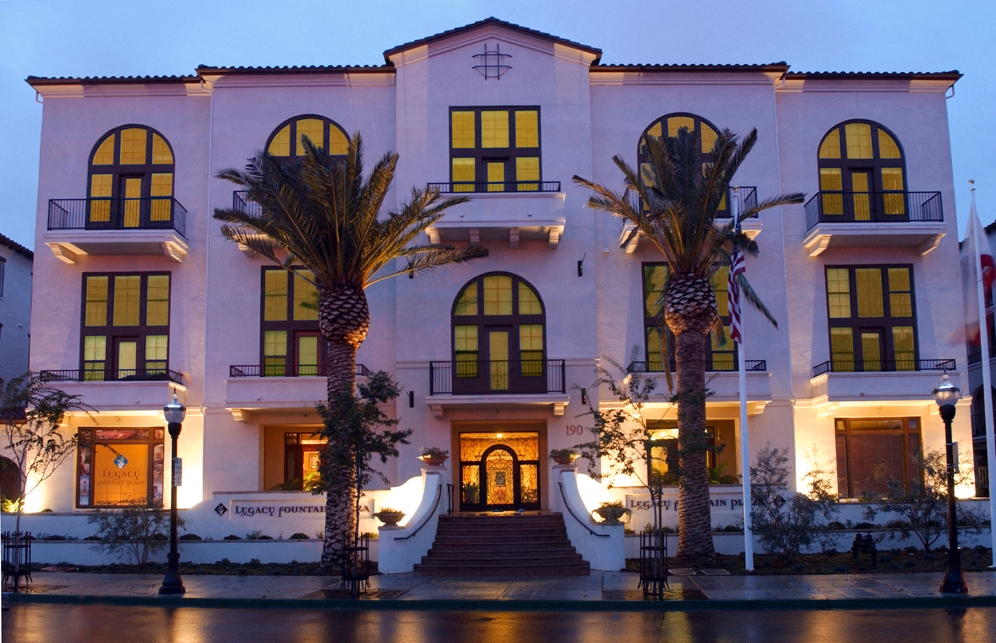 the building in which the hotel is located