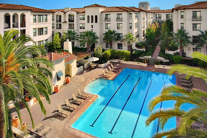 a view of the pool at the resort at auburn