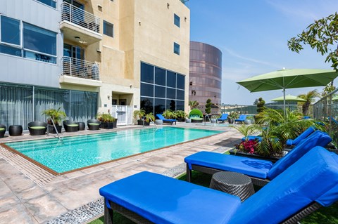 7950 West Sunset Los Angeles, CA Pool