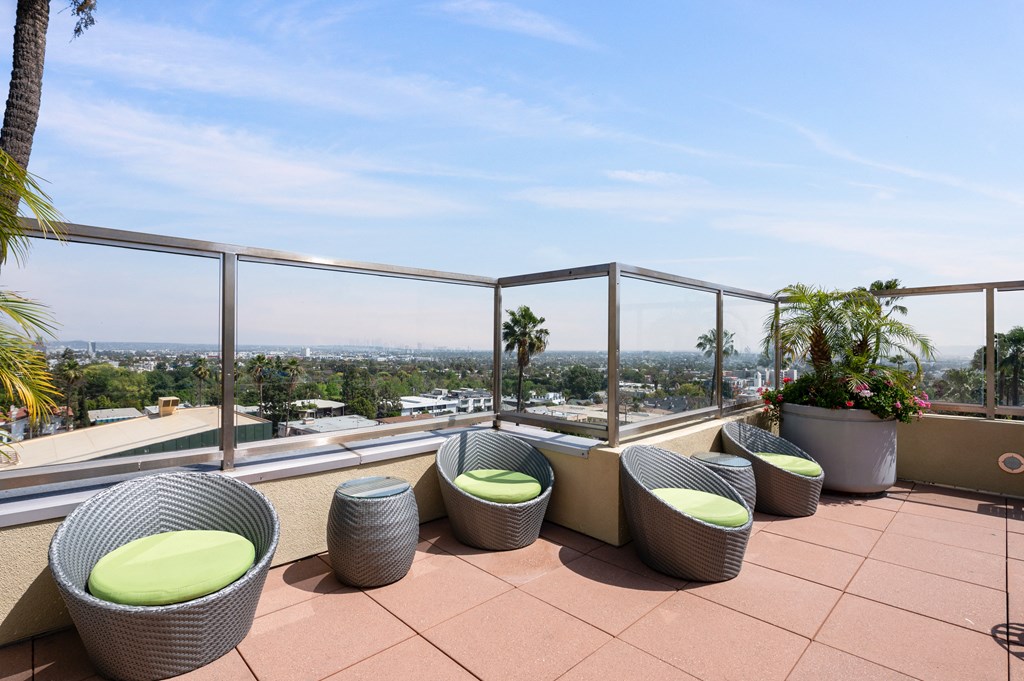 7950 West Sunset Los Angeles, CA Outdoor Lounge Seating