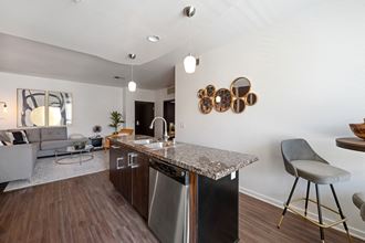 7950 West Sunset Los Angeles, CA One Bedroom Model Kitchen - Photo Gallery 4
