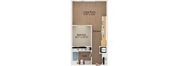 The Avalyn Chula Vista, CA A1 1x1 578 SF