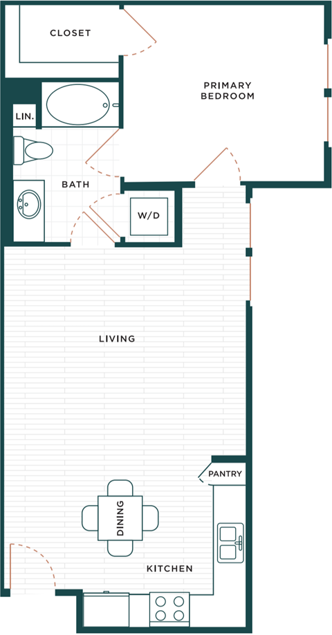 Palmia 55+ Apartments Fremont CA 1 Bedroom A2 759 Sq Ft