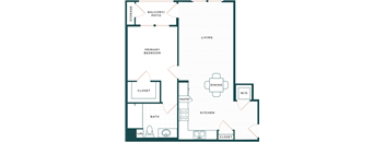 Palmia 55+ Apartments Fremont CA 1 Bedroom A3 809 Sq Ft