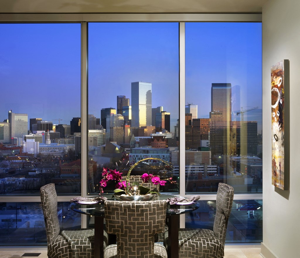 Acoma Denver CO evening view