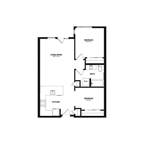 Bowman Seattle WA B1 Two Bed 1 Bath