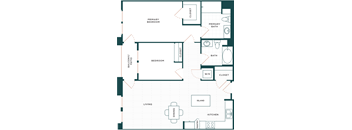 Palmia 55+ Apartments Fremont CA 2 Bedroom B3 1127 Sq Ft