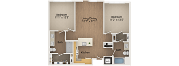 The Avalyn Chula Vista, CA B4 2x2 950 SF