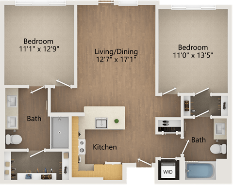 The Avalyn Chula Vista, CA B4 2x2 950 SF