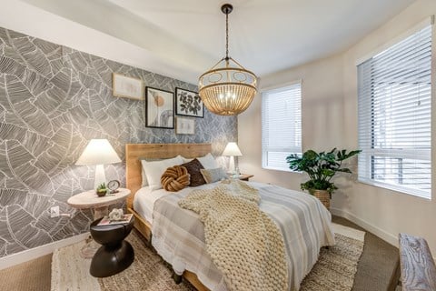 Furnished Bedroom at Bloom, Santa Ana, CA