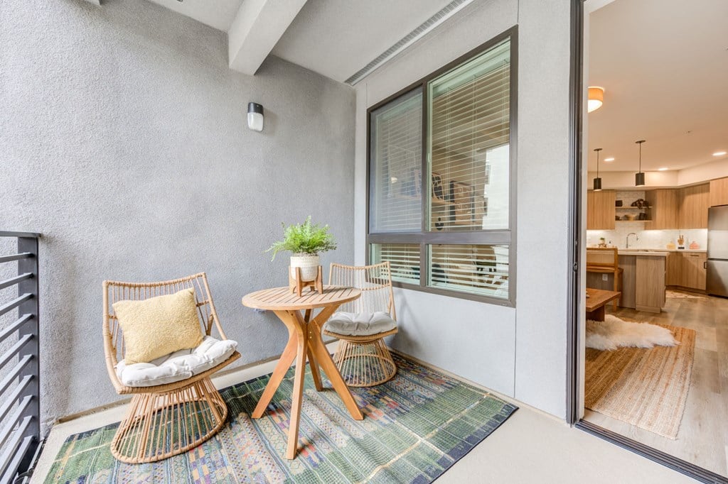 Patio at Bloom Santa, Ana, CA