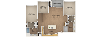 The Avalyn Chula Vista, CA C2 3x2 1342 SF